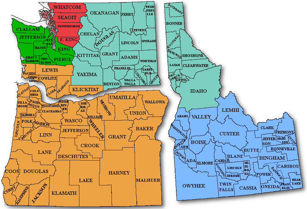 NWBDA Map NWBDA Business Area